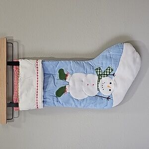 Pottery Barn Kids Snowman Christmas Stocking No Name